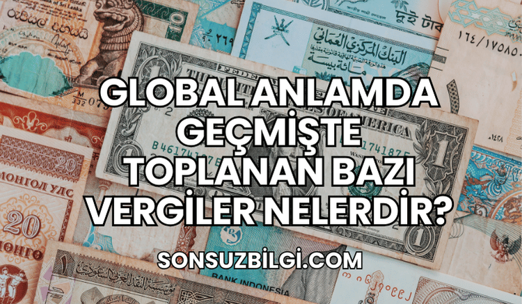 Global Anlamda Geçmişte Toplanan Bazı Vergiler Nelerdir?