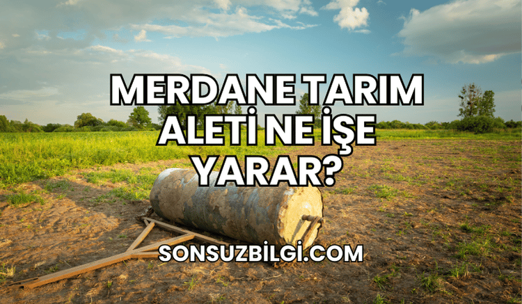 Merdane Tarım Aleti Ne İşe Yarar?