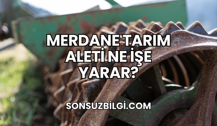 Merdane Tarım Aleti Ne İşe Yarar?